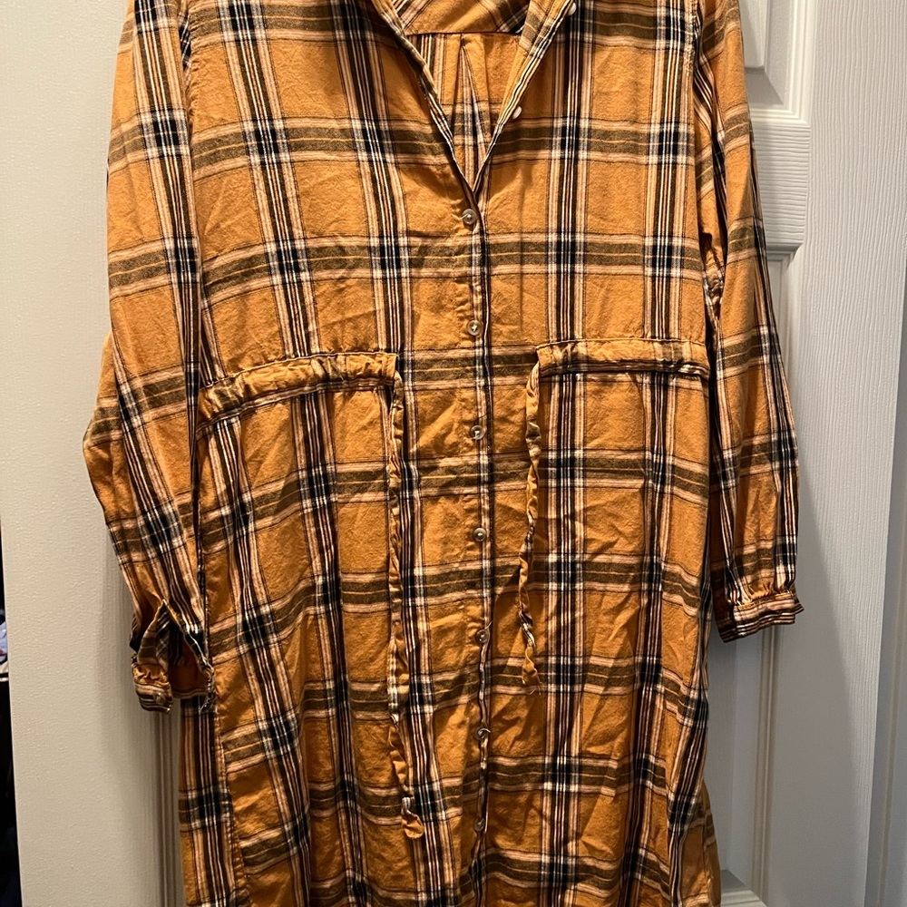 Plaid dress S